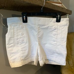 White sailor shorts